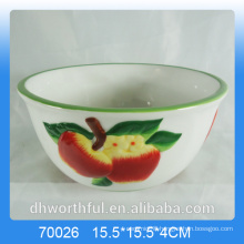 Kitchenware ceramic bowl with apple design